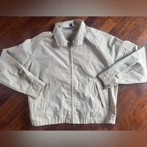 Vintage Richman Brothers Mod Jacket Men’s Large Khaki Tan Zip Work Harrington